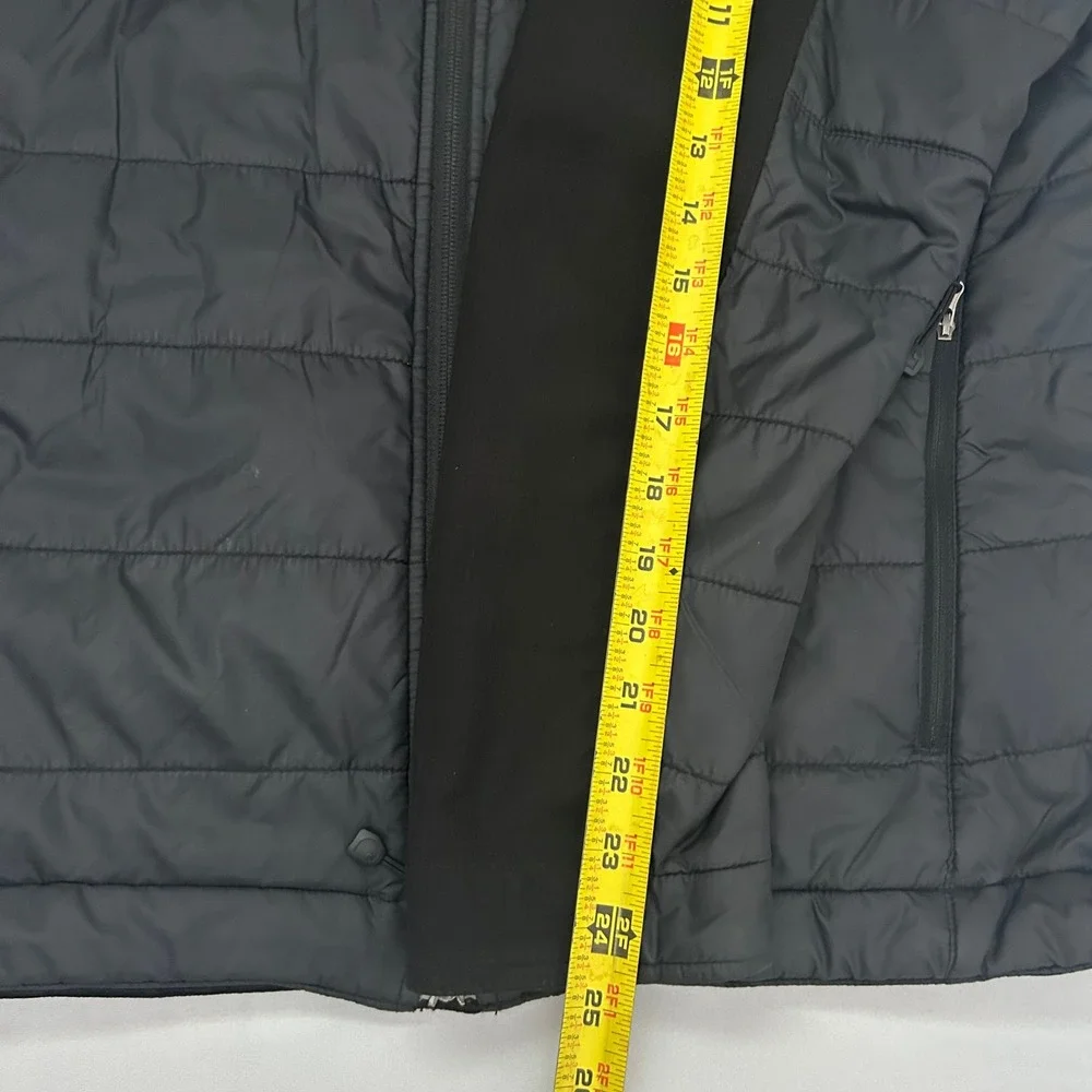 Carhartt Jacket Mens Medium Black J294 Hybrid‎ Quilted Softshell Hooded Full Zip
